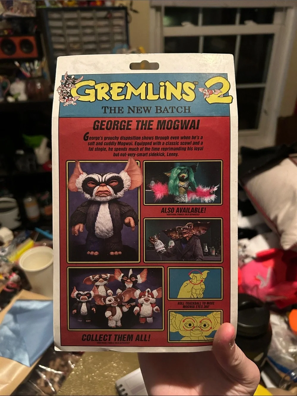 Gremlins 2 George the Mogwai Collectible Figure - Black & Brown